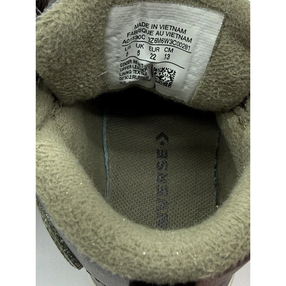 Converse All Star Toddler Size 6 Brown Fleece Lined High Top Sneakers Unisex